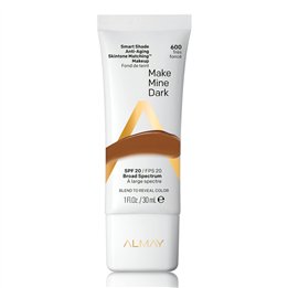Almay, Smart Shade, Tone-matching, Liquid Foundation, 600, Make Mine Dark, 20 SPF, 30 ml - Teknashop Ltd