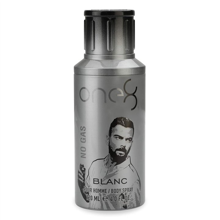 One 8, Blanc No Gas, Scented Spray, For Men, 120 ml - Teknashop Ltd