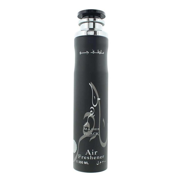 Lattafa, Maahir Black Edition, Oriental Woody, Room Air Freshener, 300 ml - Teknashop Ltd