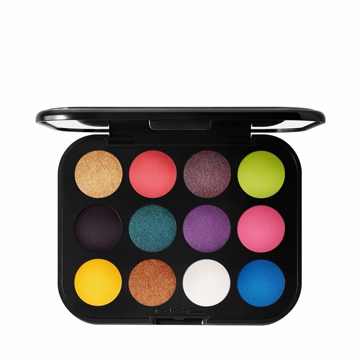 MAC, Connect In Colour, Eyeshadow Palette, Hi-Fi Colour, 12 Shades, 12.2 g - Teknashop Ltd