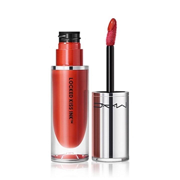 MAC, Locked Kiss 24HR, Liquid Lipstick, 92, Brazen, 4 ml - Teknashop Ltd