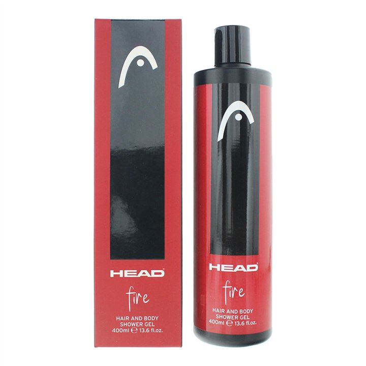 Head, Fire, Shower Gel, For All Skin Types, 400 ml - Teknashop Ltd