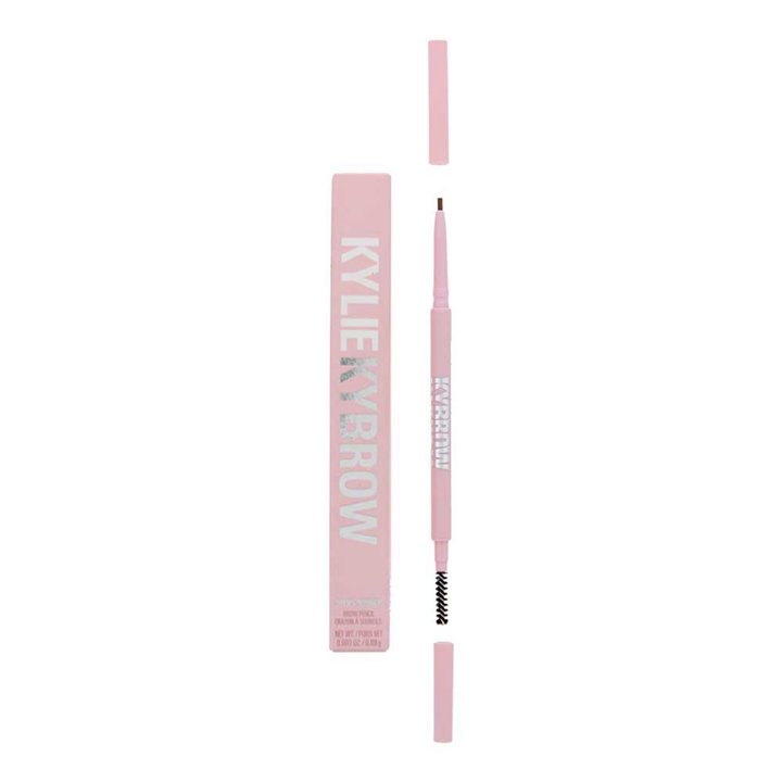 Kylie Cosmetics, Kybrow, Defined, Eyebrow Cream Pencil & Brush 2-In-1, 001, Blonde, 0.09 g - Teknashop Ltd