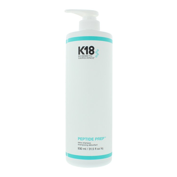 K18, Detox Peptide Prep, Activated Charcoal, Hair Shampoo, Deep Cleansing, 930 ml - Teknashop Ltd