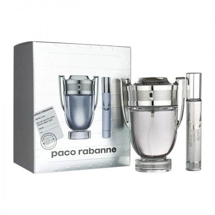Set Paco Rabanne: Invictus, Eau De Toilette, For Men, 100 ml + Invictus, Eau De Toilette, For Men, 10 ml - Teknashop Ltd