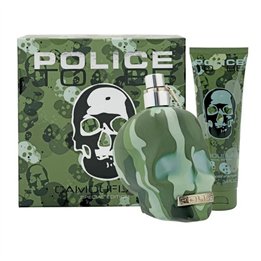 Set Police: To Be Camouflage, Eau De Toilette, For Men, 75 ml + To Be Camouflage, Hydrating, Body Lotion, 100 ml - Teknashop Ltd