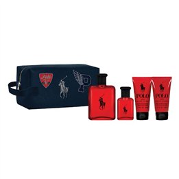 Set Ralph Lauren: Polo Red, Eau De Toilette, For Men, 125 ml + Polo Red, Eau De Toilette, For Men, 40 ml + Polo Red, Moisturizin