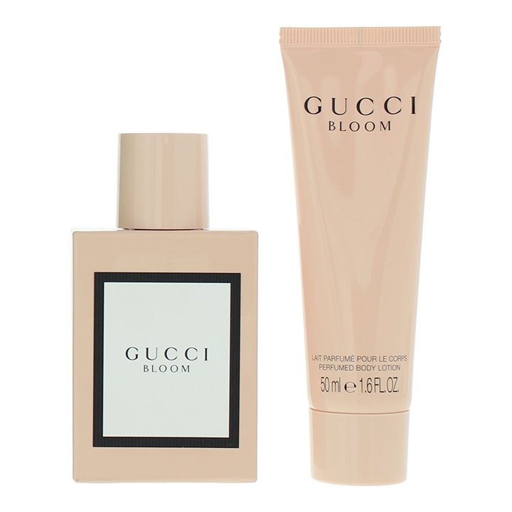 Set Gucci: Bloom, Eau De Parfum, For Women, 50 ml + Bloom, Body Lotion, 50 ml - Teknashop Ltd