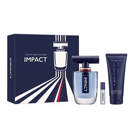 Set Tommy Hilfiger: Impact, Eau De Toilette, For Men, 50 ml + Impact, Eau De Toilette, For Men, 4 ml + Impact, Shower Gel, Body,
