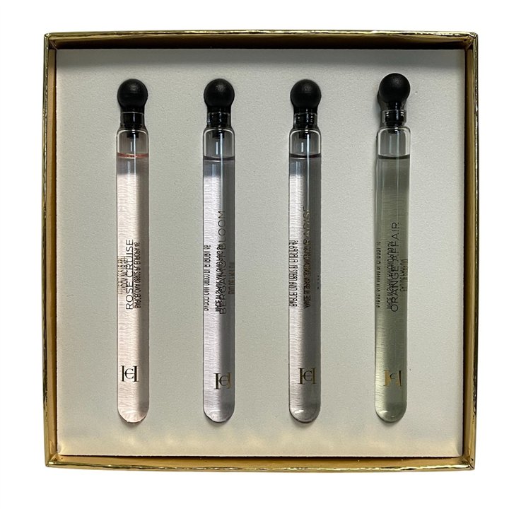 Set Carolina Herrera: Orange Affair, Eau De Parfum, For Women, 4 ml + Bergamot Bloom, Eau De Parfum, For Women, 4 ml + Vetiver P