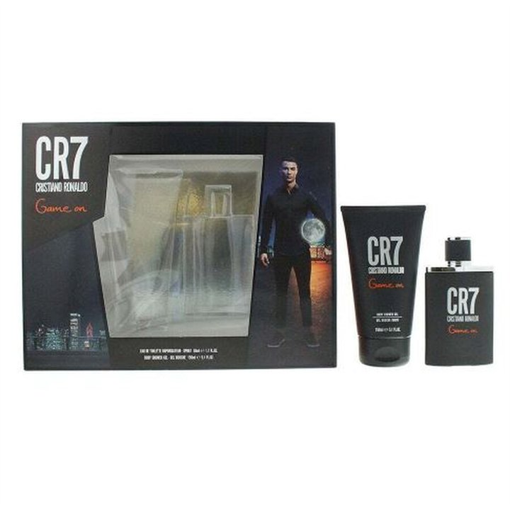 Set Cristiano Ronaldo: CR7 Game On, Eau De Toilette, For Men, 50 ml + CR7 Game On, Shower Gel, Body, 150 ml - Teknashop Ltd