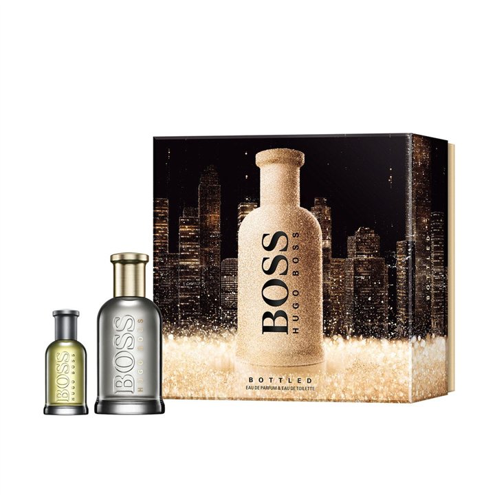 Set Hugo Boss: Boss Bottled, Eau De Parfum, For Men, 100 ml + Boss Bottled, Eau De Toilette, For Men, 30 ml - Teknashop Ltd