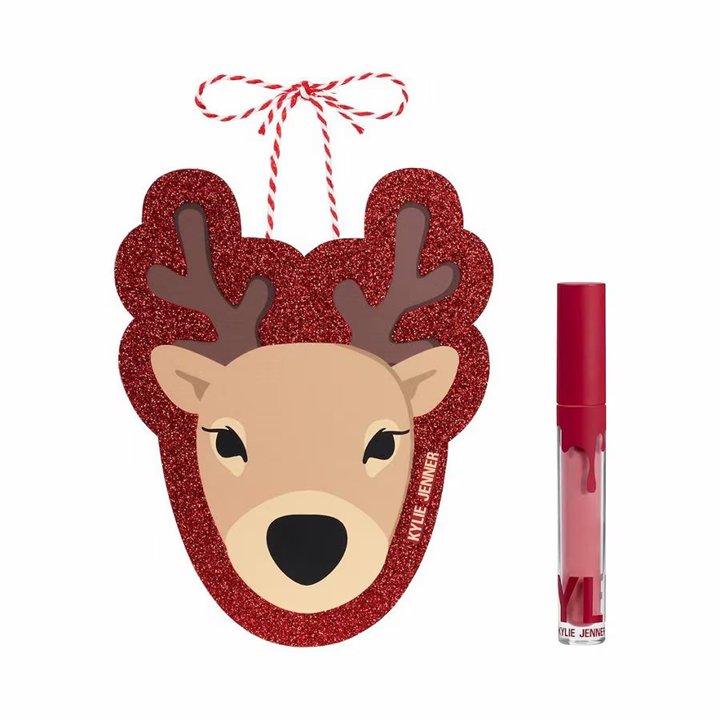 Set Kylie Cosmetics: By Kylie, Liquid Lipstick, 808, 5 ml + By Kylie, Gift Sticker - Teknashop Ltd