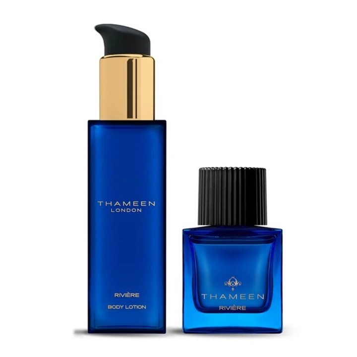Set Thameen London: Riviere, Extrait De Parfum, Unisex, 50 ml + Riviere, Body Lotion, Body, 100 ml - Teknashop Ltd