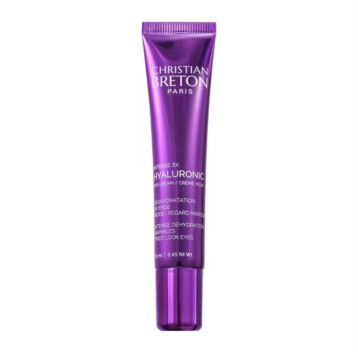Christian Breton, Intense 3X, Hyaluronic, Hydrating, Eye Cream, 15 ml - Teknashop Ltd