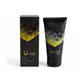 500 Cosmetics, U-Vare, Relieves Varicose Veins, Promotes Circulation & Skin Regeneration, Local Treatment Cream, For Legs, 65 ml