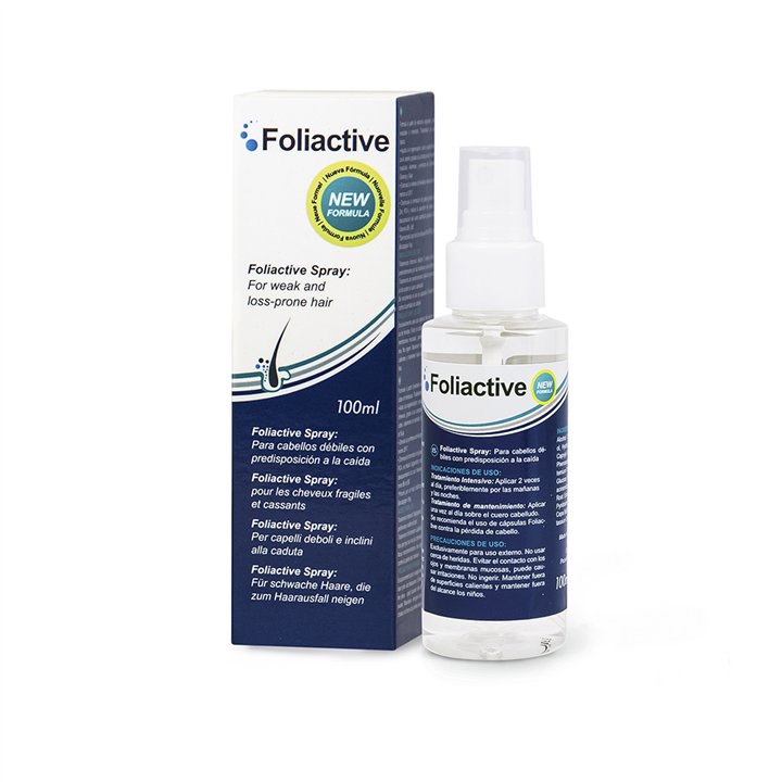 500 Cosmetics, Foliactive, Hair Spray Treatment, Anti-Hair Loss, 100 ml - Teknashop Ltd