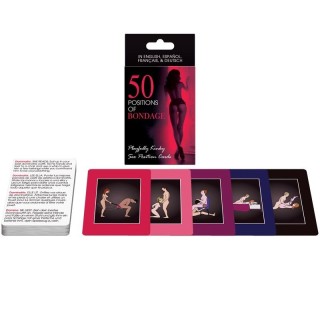 KHEPER GAMES - 50 POSITIONS OF BONDAGE CARDS - D-202622 - Teknashop Ltd