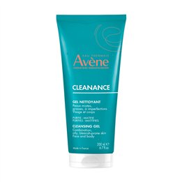 Avene, Cleanance, Purifying, Cleansing Gel, For Face, 200 ml - Teknashop Ltd