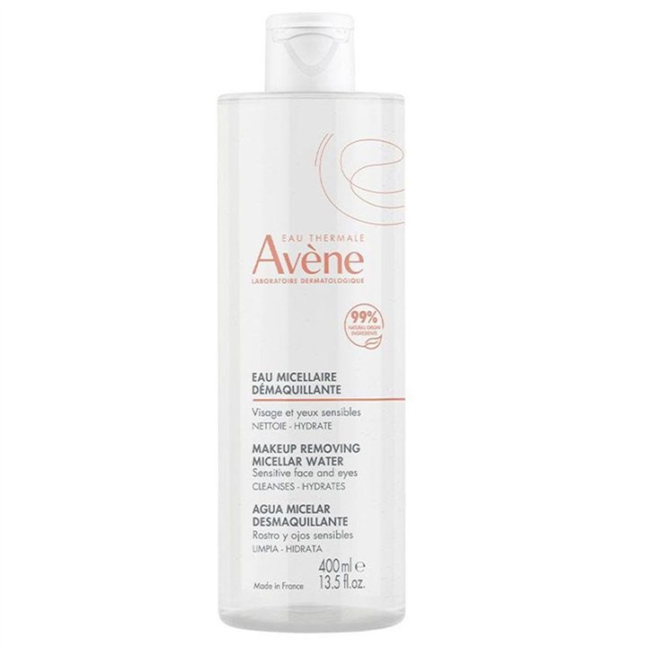 Avene, Eau Thermale, Cleanses and Removes Makeup, Micellar Water, Sensitive, 400 ml - Teknashop Ltd