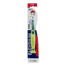 Elgydium, Kids Shark, Toothbrush, Green - Teknashop Ltd