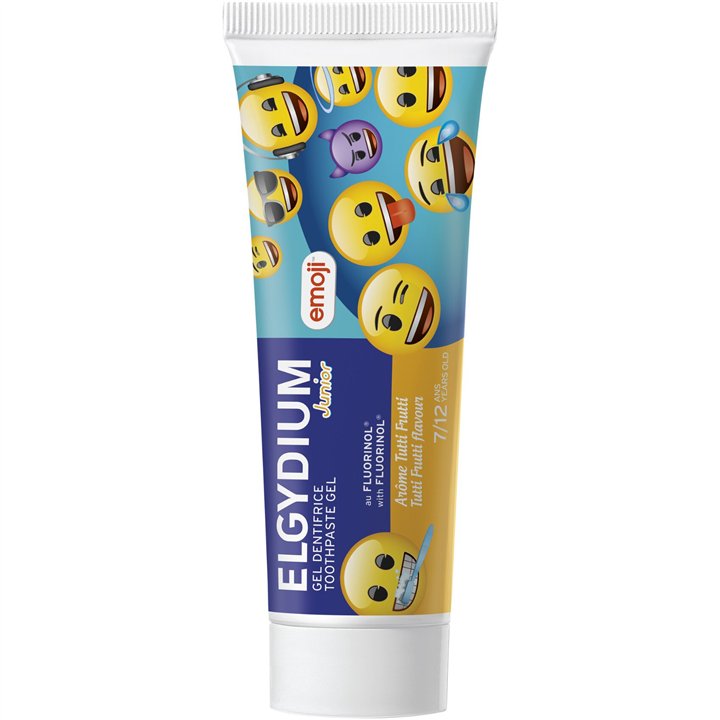 Elgydium, Emoji Kids, Natural, Protection, Toothpaste, 50 ml - Teknashop Ltd