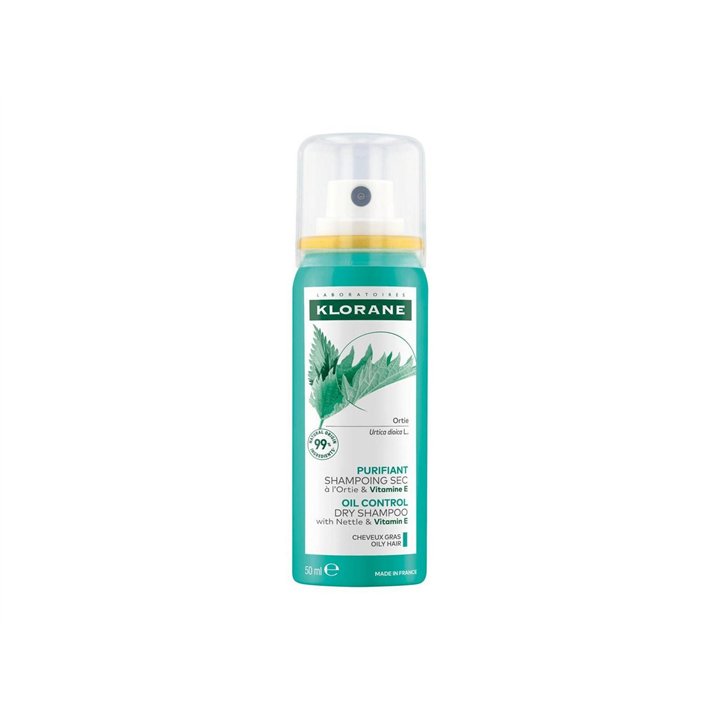Klorane, Nettle, Vegan, Hair Dry Shampoo, Oil, 150 ml - Teknashop Ltd