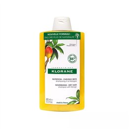 Klorane, Mango Butter Nutrition, Mango, Hair Shampoo, For Nourishing, 400 ml - Teknashop Ltd