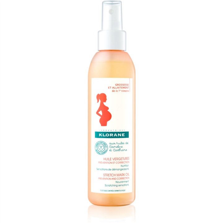 Klorane, Mum, Anti-Stretch Marks, Massage Oil, 200 ml - Teknashop Ltd