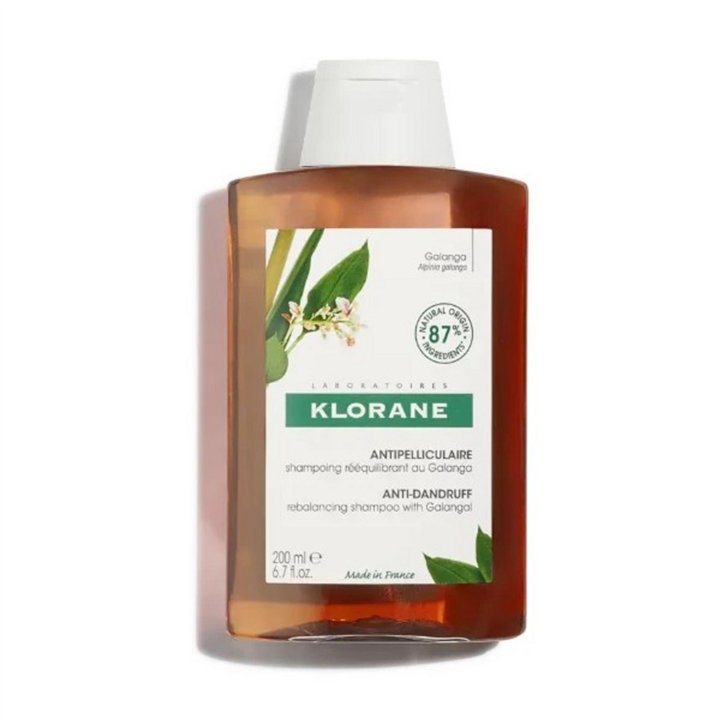Klorane, Anti-Matreata Cu Galangal, Hair Treatment Shampoo, Anti-Dandruff, 200 ml - Teknashop Ltd