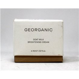Georganic, Goat Milk Brightening, Brightening, Cream, For Face, 45 ml - Teknashop Ltd