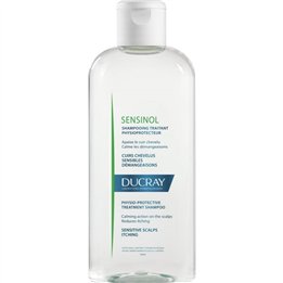 Ducray, Sensinol, Hypoallergenic, Hair Treatment Shampoo, Calming, For Sensitive Scalps, 200 ml - Teknashop Ltd