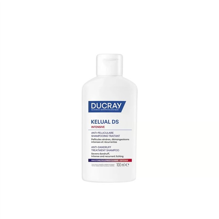 Ducray, Kelual DS Intensive, Hair Shampoo, Anti-Dandruff, 100 ml - Teknashop Ltd