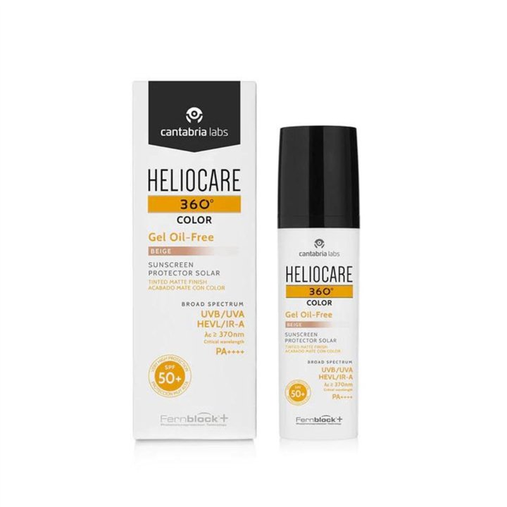 Cantabria Labs, Heliocare 360º Color, Matte, Tinted Moisturizer, Beige, SPF50+, 50 ml - Teknashop Ltd