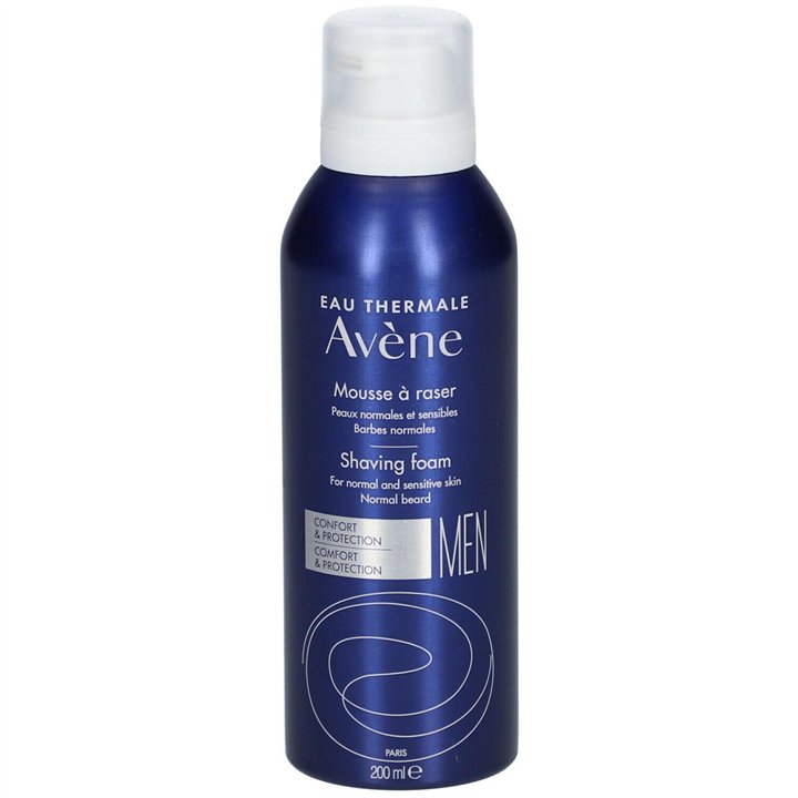 Avene, Men, Soothing, Shaving Foam, 200 ml - Teknashop Ltd