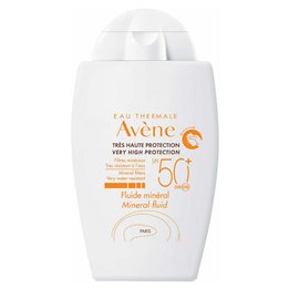 Avene, Intense Protect, Mineral, High UV protection, Sunscreen Fluid, For Face & Body, SPF 50+, 40 ml - Teknashop Ltd