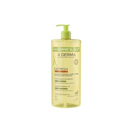 A-Derma, Exomega Control, Fragrance, Emollient, Shower Oil, Body, For Dry Skin, 1000 ml - Teknashop Ltd