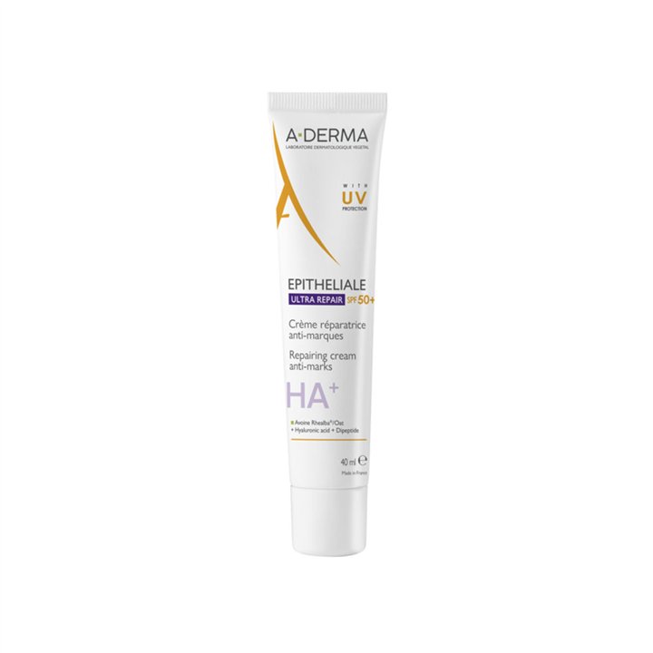 A-Derma, Epitheliale Ultra Repair, Repair, Daily, Cream, Body, SPF 50+, 40 ml - Teknashop Ltd