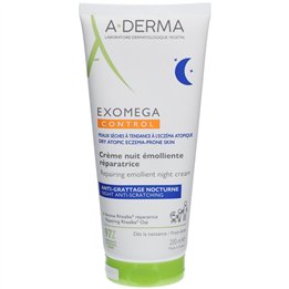 A-Derma, Exomega Control, Emollient, Night, Cream, For Face, 200 ml - Teknashop Ltd