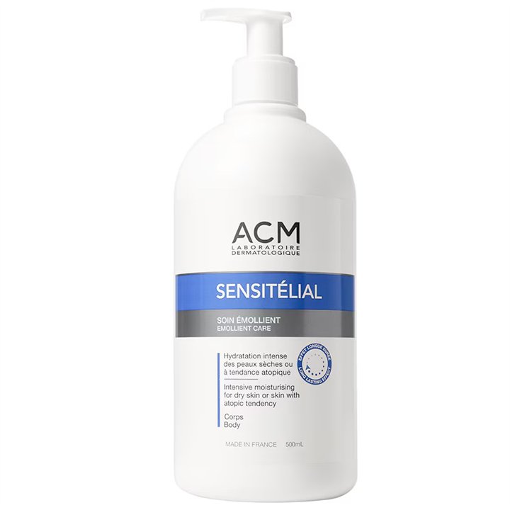 Laboratoire ACM, Sensitelial, Emollient, Body Cream, Body, Daily, 500 ml - Teknashop Ltd