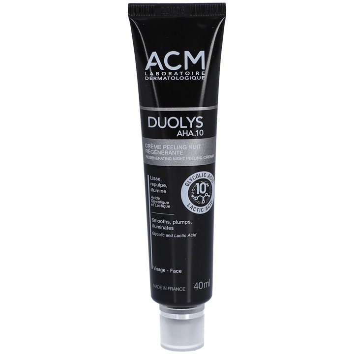 Laboratoire ACM, Duolys, Peeling, Night, Cream, For Face, 40 ml - Teknashop Ltd