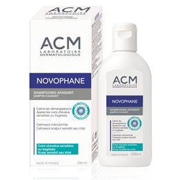 Laboratoire ACM, Novophane, Panthenol, Hair Treatment Shampoo, Calming, For Sensitive Scalps, 200 ml - Teknashop Ltd