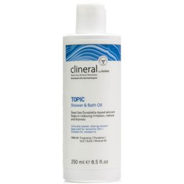 Ahava, Clineral Topic, Moisturizing, Soothes, Shower Oil, Body, Dry, 250 ml - Teknashop Ltd