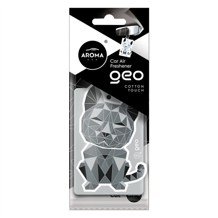 Aroma Car, Geo Cat, Cotton Touch, Car Air Freshener - Teknashop Ltd