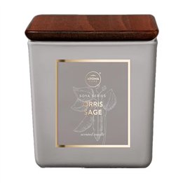 Aroma Home, Orris & Sage, Orris, Scented Candle, 115 g - Teknashop Ltd