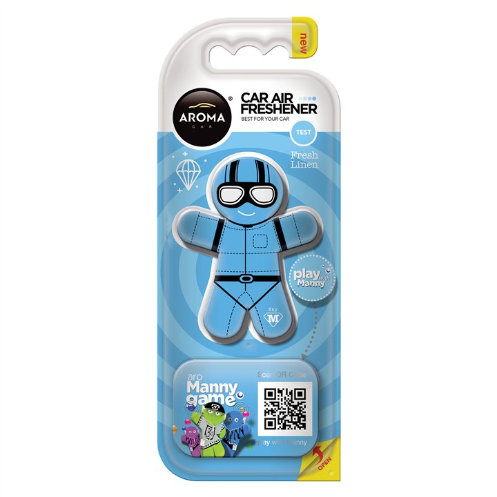 Aroma Car, Manny Fresh Linen, Car Air Freshener - Teknashop Ltd