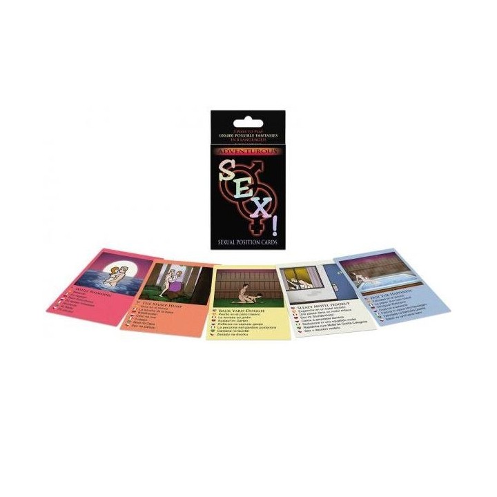 KHEPER GAMES - ADVENTUROUS SEX! CARD GAME - D-208613 - Teknashop Ltd