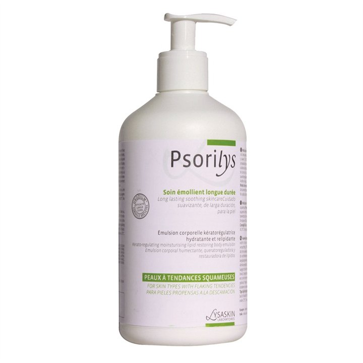 Lab Lysaskin, Psorilys, Protects & Hydrates, Body Emulsion, 500 ml - Teknashop Ltd