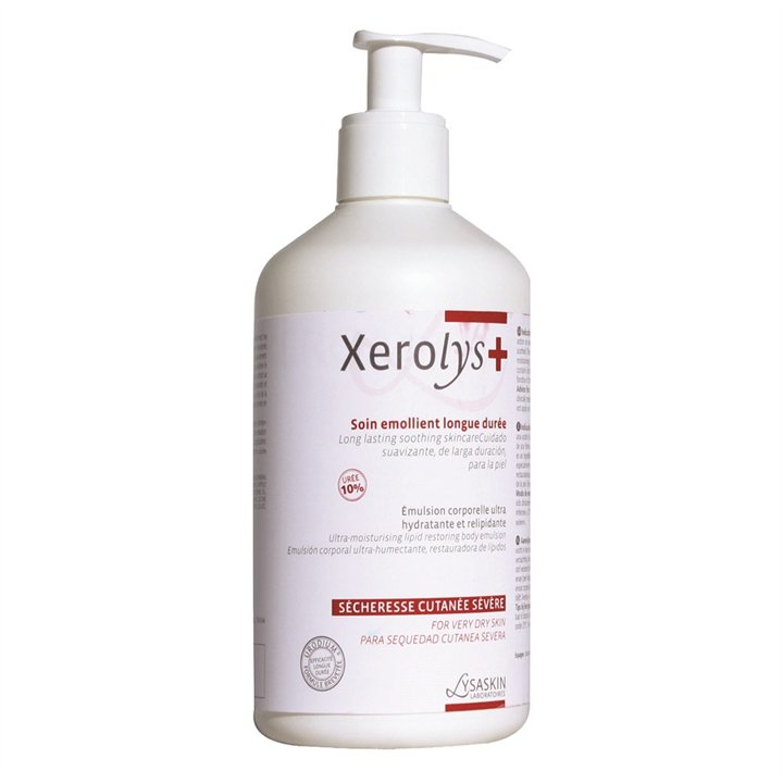 Lab Lysaskin, Xerolys 10, Urodium, Emollient, Daily, Emulsion, For Face, 500 ml - Teknashop Ltd
