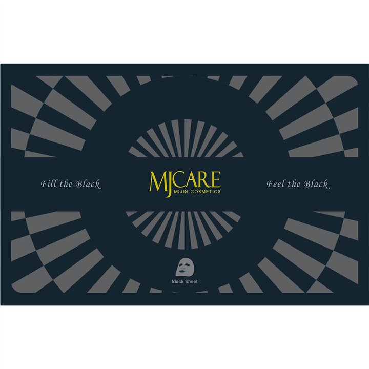 Mijin, Mjcare, Charcoal, Eliminates Impurities, Sheet Mask, For Face, 25 ml - Teknashop Ltd